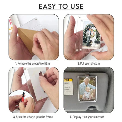 Car Visor Photo Clip