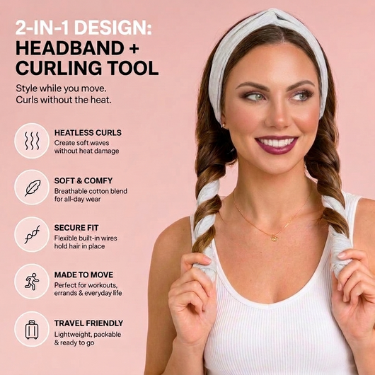 Lunaroo™ Heatless Curling Set